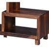 Allen Sheesham Wood Minimalist Tv Entertainment Unit For Tv Upto 55 Inch In Provisional Teak Finish