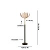 Devansh Wood & Metal Floor Lamp