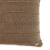 Cairo Toasted Coconut Cotton Knitted Decorative Cushion Cover 16 x 16 Inches