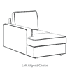 Apollo Sectional Fabric Sofa (Colour : Ash Grey Velvet , Seating Capacity : Left Aligned Chaise  Cushion Type : Soft, Back Type :High Back)