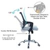 Innsightt Mid Back Ergonomic Chair in Grey Colour