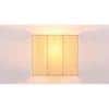 Leighanna Off White Fabric Wall Light