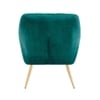 Brodie Fabric Accent Chair in Green Colour