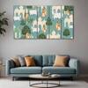 The Castle Decor Pichwai Art Wall Painting Wooden Framed 27x48 Inch (Style 1)
