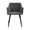 Hanner Metal Accent Chair in Grey Colour