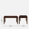 Donna Solid Wood 6 Seater Dining Table in Honey Finish