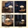 Rechargeable Mushroom Shape Touch LED Table Lamp with 3 Light Modes