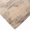 Abstract Beige Ivory Wool Silk Handmade Area Rug for Living Room 8x10