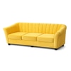 Hamaz 3 Seater Sofa In Fabric Yellow Color