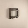 Kingston Wooden Wall Shelf Organiser With Key Holders