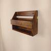 Riverdale Wooden Wall Shelf Organiser With Key Holders