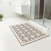 Luxe Home Retro Design Rubber Doormat -(35x58 cm)
