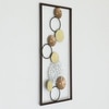 W-Hiten Abstract Metal Wall Decor in Multicolor Set of 1