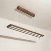Avril 36 Brown Solid Wood Single Hanging Light