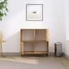 Hexa Engineered Wood Bookshelf Multipurpose Storage Rack in Giant Wood Colour
