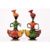 Desert Art Metal Handpainted Musician Figurine Set of 2