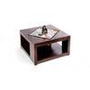 Milan Sheesham Wood Coffee Table In Walnut Finish