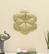 Vamli Abstract Metal Wall Decor in Gold Set of 1