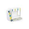 Pinwheels Bunk Bed with Storage in Oak Colour BKBB046