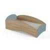 Loopy Loop Engineered Wood Bed in Blue Colour