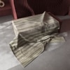 Jaipur Rugs Soft Striped Wool Viscose Handloom Rug Green 6x9 ft