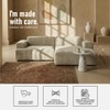 Sophisticated Wood Right Aligned 2-Seater With Upholstery Non Storage Sofas In Grey Colour