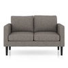 Liverpool 2 Seater Fabric Sofa in Gunmetal Grey Colour