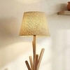 Vrikshya Beige Jute Floor Lamp with Beige Jute Base
