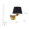Vienna Brass Wall Light