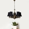 Devansh Gold Wall Mounted Lamp With Black Cotton Shade