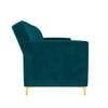 Novelle 3 Seater Click-Clack Sofa cum Bed  in Teal Colour