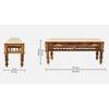 Reeves 6 Seater Dining Set with Bench