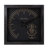 Virgo Zodiac Wooden Wall Clock with Minimal Gold Accents