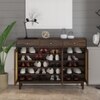 Flow Sheesham Wood  Shoerack  In Provincial Teak Finish