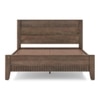 Toledo Solid Wood King Size Non Storage Bed In Danish Walnut Finish