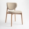 Beechline Solid Wood Dining Chair in Flaxen Colour