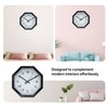 Black Wooden Wall Clock with Roman Indices and Minimal Dot Dial