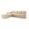 Apollo Sofa (Colour : Birch Beige, Cushion : Soft, Back Type : Regular, Seating Capacity : Left Aligned 3 Seater + Left Aligned Chaise)