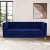 Loris Fabric Sofa - Navy Blue