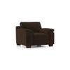 Esquel Premium 1 Seater Fabric Sofa in Dark Earth Colour