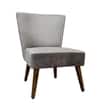 Rowan Solid Wood Accent Chair in Brown Colour