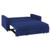Medas 3 Seater Pull Out Sofa cum Bed  in Navy Blue Colour