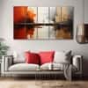 The Castle Decor Abstract Art Wall Painting Wooden Framed Digital Painting 27x48 Inch (Style 28)