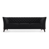 Weston 3 Seater Half Leather Sofa (Licorice)