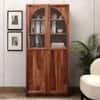 Uranus Solid Wood Bookshelf in Natural