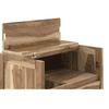 Macallan Solid Wood Bar Cabinet in Honey Oak Finish