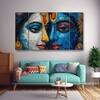 The Castle Decor Radha Krishna Wall Painting Wooden Framed 27x48 Inch (Style 7)