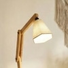 Maurice Beige Jute Floor Lamp with Beige Jute Base