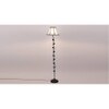 Brynn Black Cotton Shade Floor Lamp
