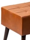 Axel Faux Leather Tufted Wooden Stool for sitting